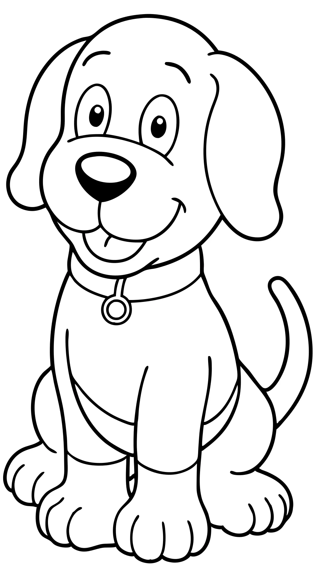 coloriages clifford le gros chien rouge